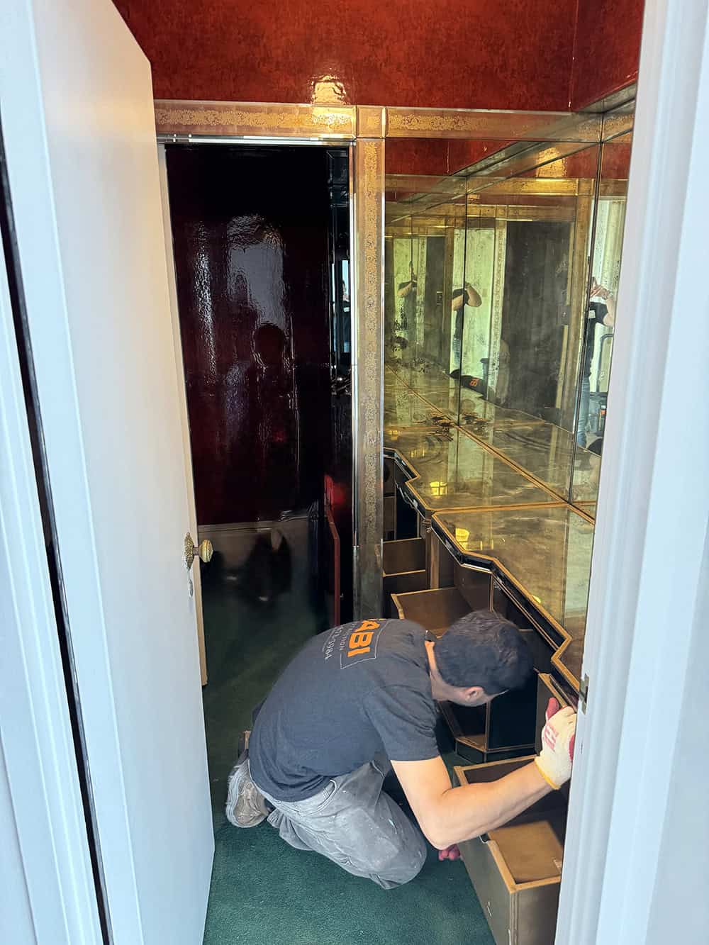 Before - Rouge Powder Room